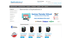 Desktop Screenshot of duplicadoras.cl
